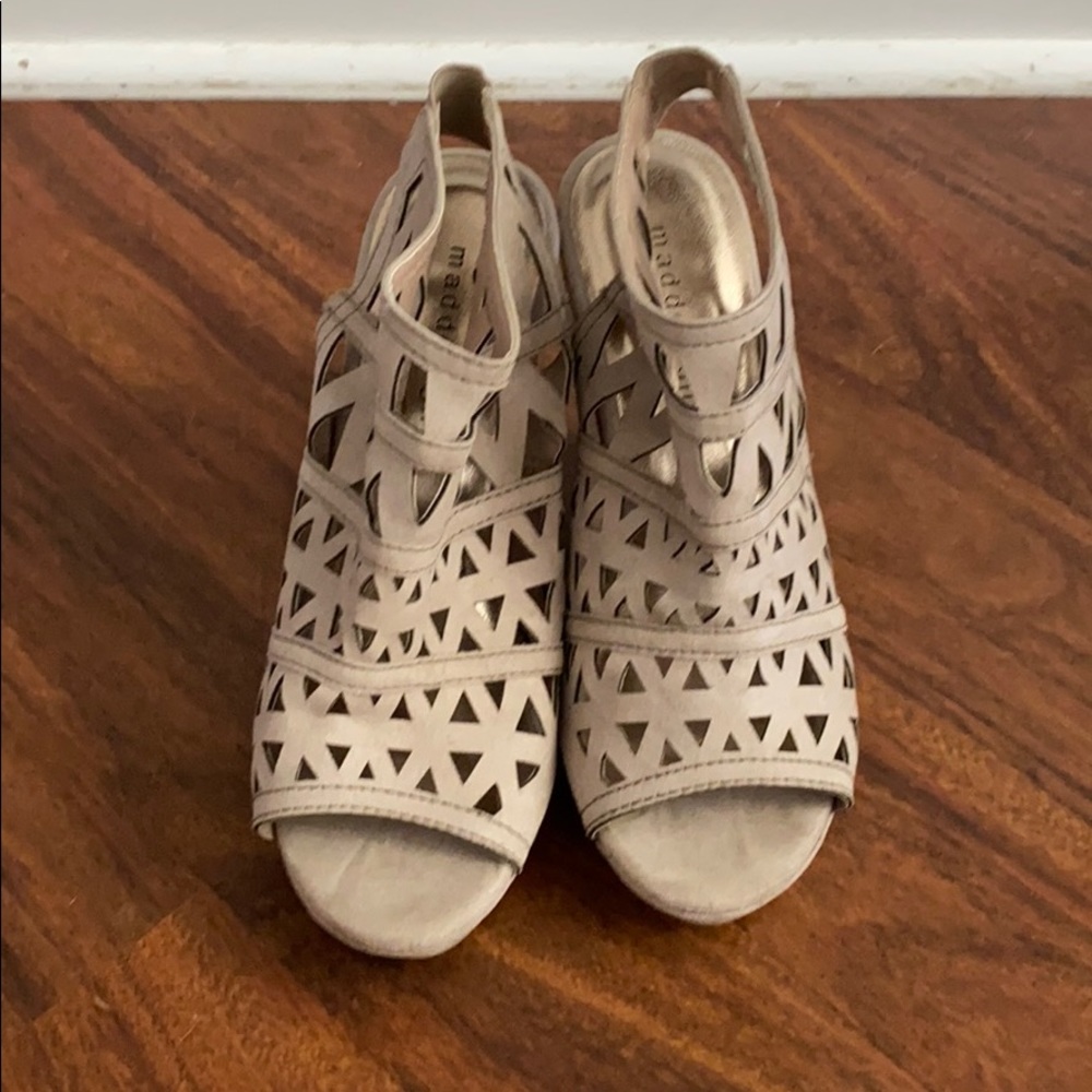 Madden Girl Dull Pink Wedge